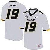 Missouri Tigers 19 Jack Lowary White Nike College Football Jersey Dzhi,baseball caps,new era cap wholesale,wholesale hats